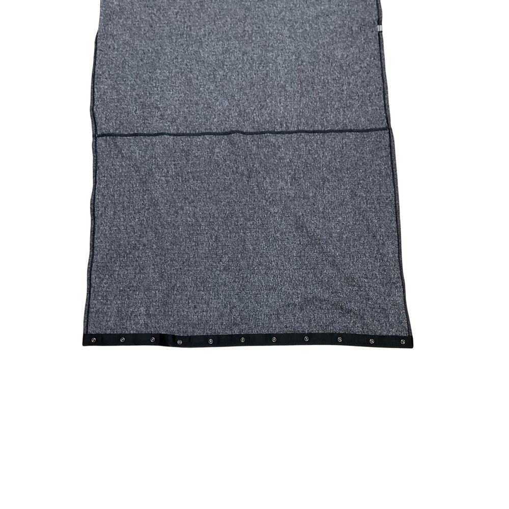 Lululemon Full Snap Vinyasa Infinity Scarf Heathered Gray/Black OS Stretchy - Picture 4 of 6
